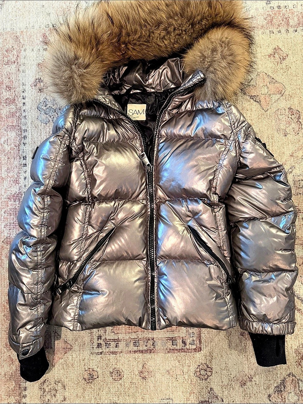 SAM. New York Freestyle Down Puffer Jacket Size 14